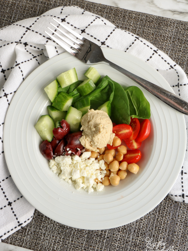 Easy Greek Hummus Bowl Recipe