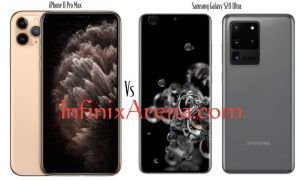 iPhone 11 pro max vs Samsung Galaxy S20 ultra