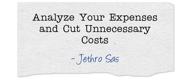 Analyze Your Expenses and Cut Unnecessary Costs