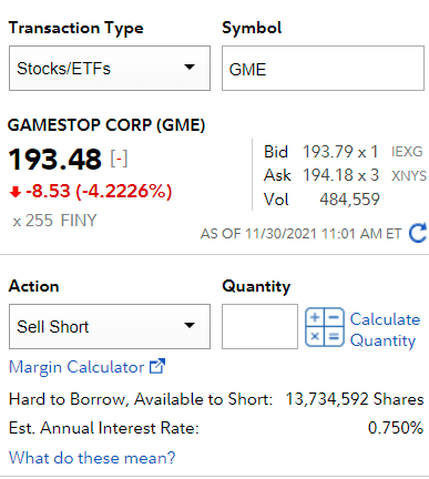 Fidelity drops 13 million shortable GME shares