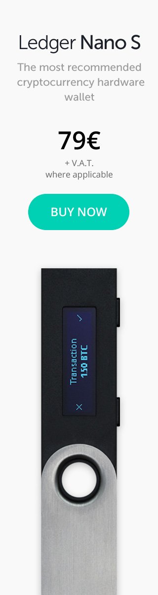 Ledger Nano S - The secure hardware wallet