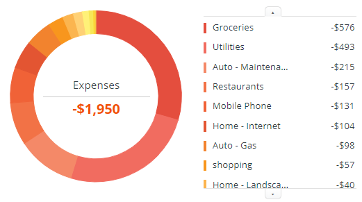 Expenses snapshot