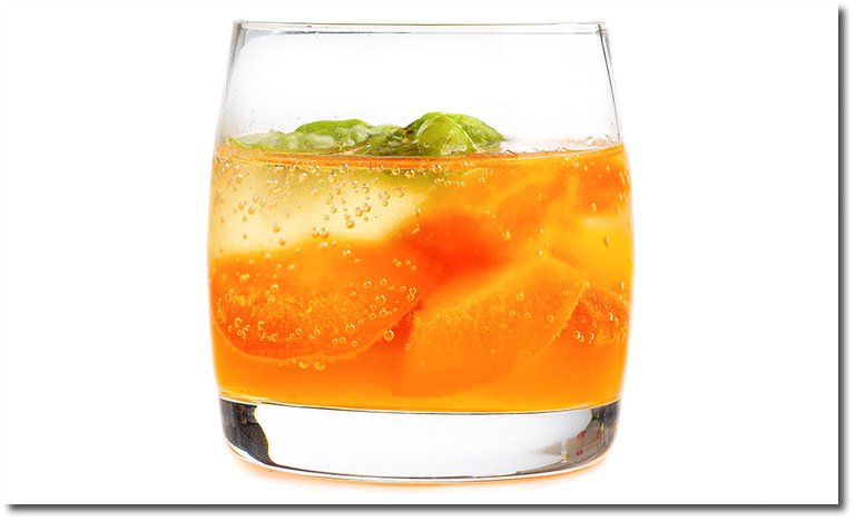 Apricot Punch with Basil