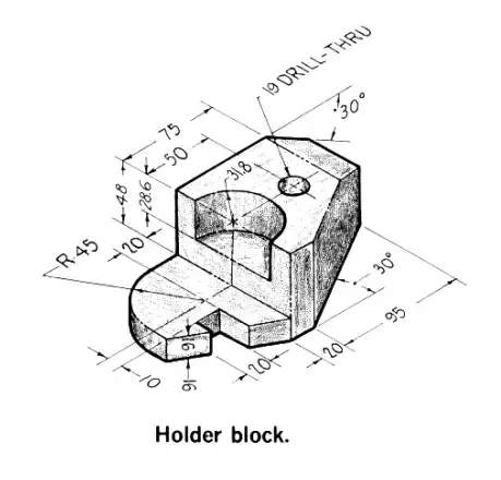 Model Holder Block In Solidworks