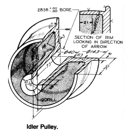 Model Idler Pulley In Solidworks