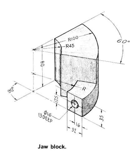 Model Jaw Block In Solidworks