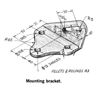 Model Mounting Bracket In Solidworks