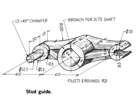 Model Stud Guide In Solidworks