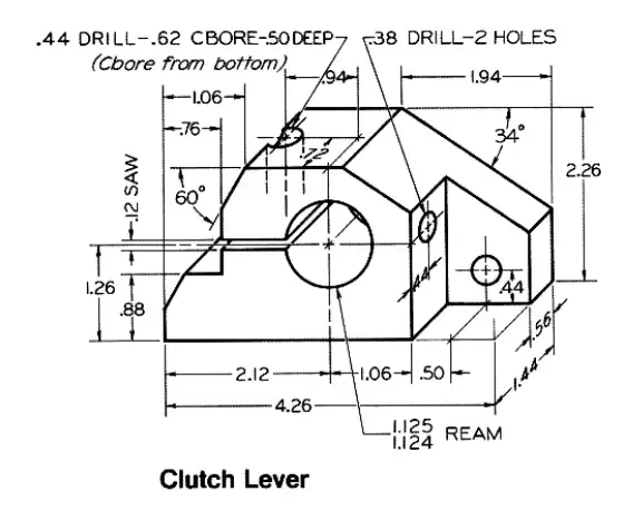 Model Clutch Lever In Solidworks