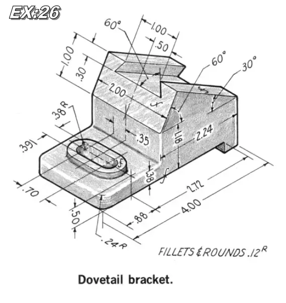 Model Dovetail Bracket In Solidworks