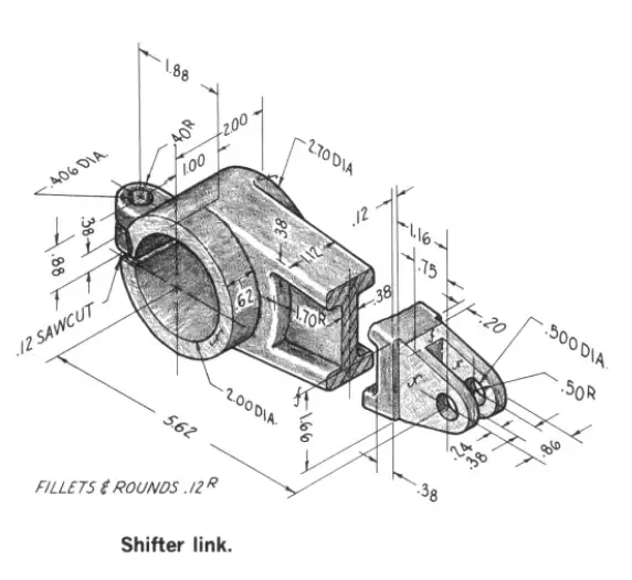 Model Shifter Link In Solidworks