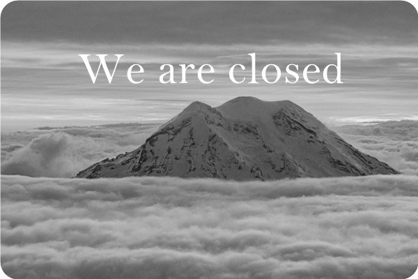 We are Closed