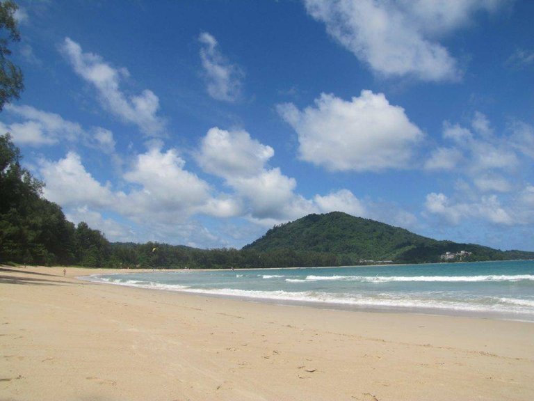 A beach in Phuket, Thailand, after a storm has blown away and hidden all the rubbish, burying it beneath fresh sand. Why do I travel? To reveal the hidden, shine a light on secrets.