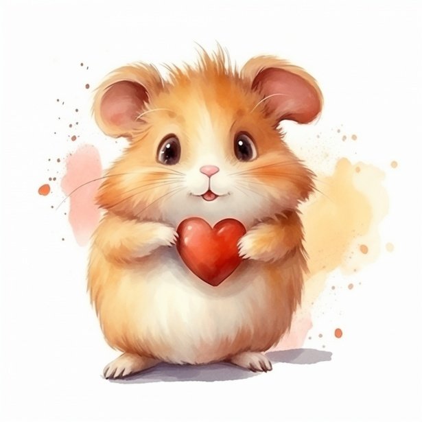 Arte del corazón del hámster de San Vale Stock de Foto gratis - Public  Domain Pictures