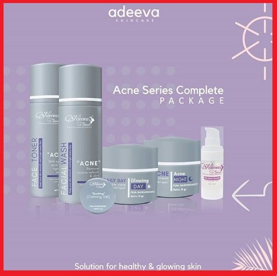 paket komplist acne series adeeva skincare