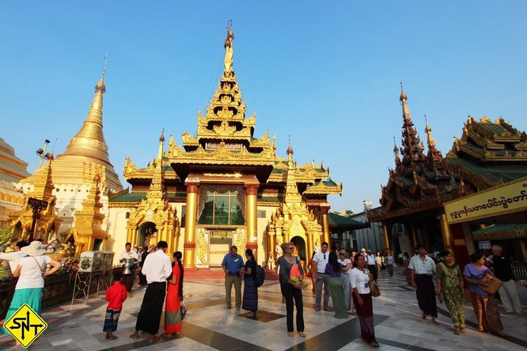 Siga Nossa Trilha - Myanmar - Pagode de Shwedagon