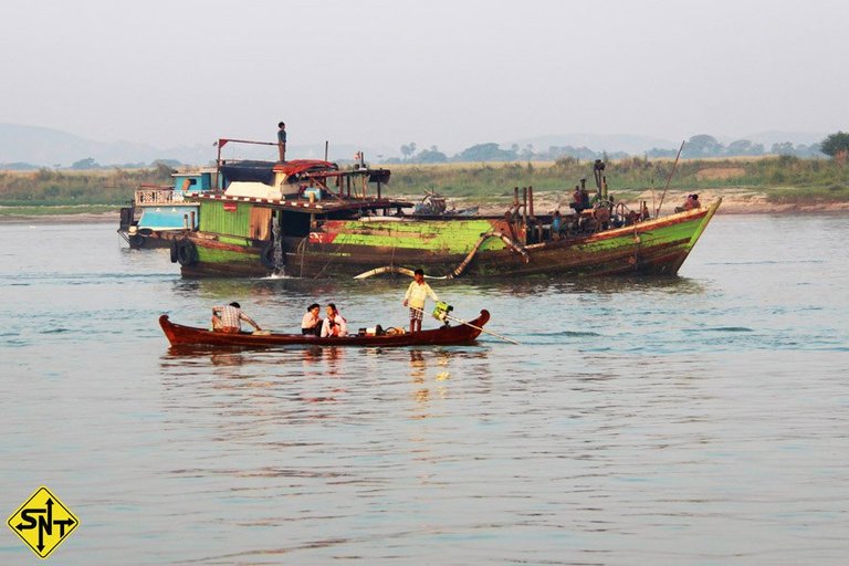  Myanmar - De Mandalay para Bagan de barco - Siga Nossa Trilha