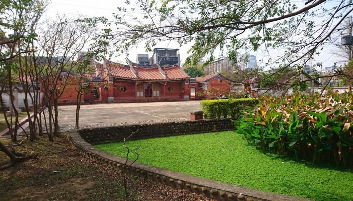 A view of Zhang Family Temple in Taichung.