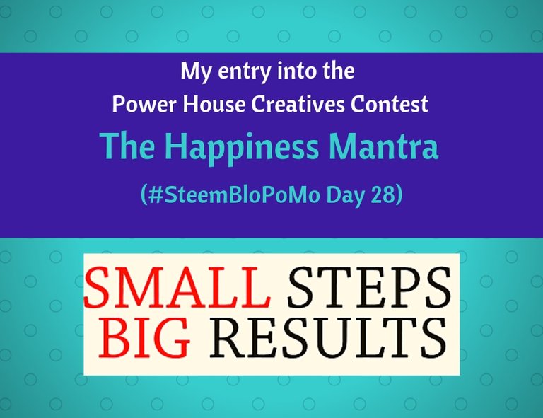 PowerHouseCreatives Contest - The Happiness Mantra blog thumbnail