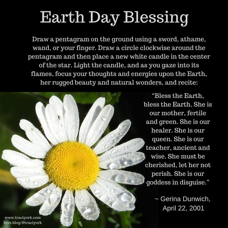 Earth Day Blessing 2020, Gerina Dunwich