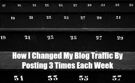 Numbers Don’t Lie: How Blogging 3 Times a Week Changed My Blog Traffic