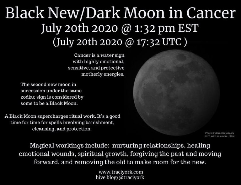 Black New_Dark Moon in Cancer July 2020 Instagram size