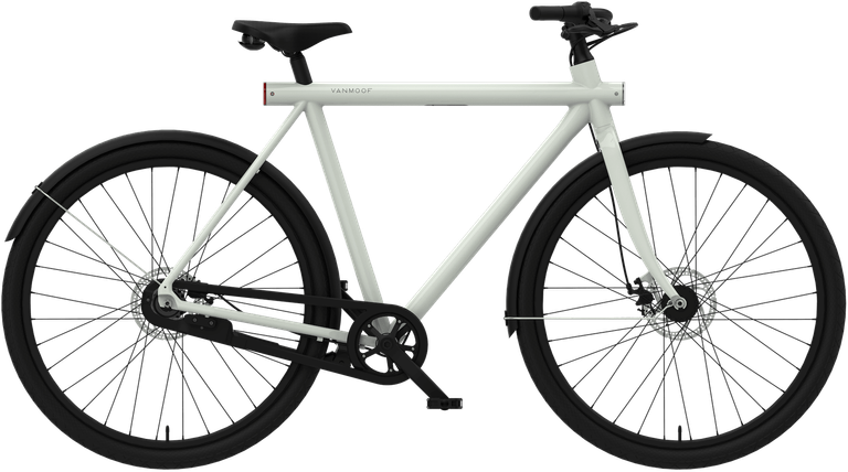 Official photo of the Vanmoof Smart S (from VanMoof's web page)