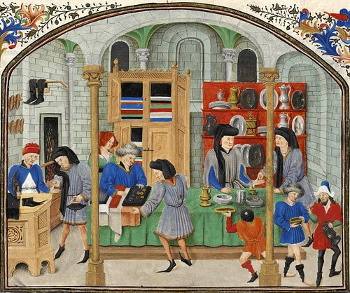 Late Medieval Market Scene