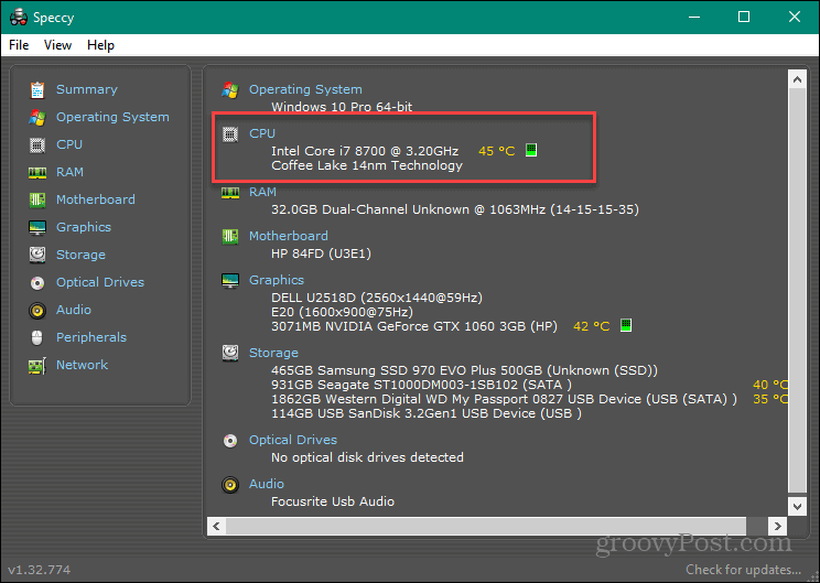 5-Speccy-First-Run
