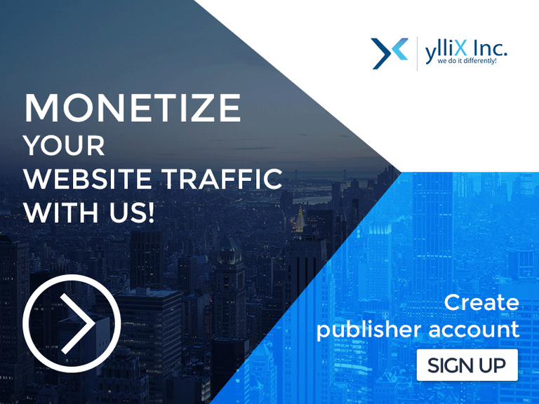 Monetize your website traffic with yX Media
