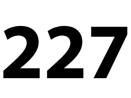 Fuente - https://zahlenparty.de/zahl-227/