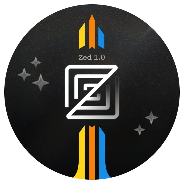 Zed 1.0 Sticker