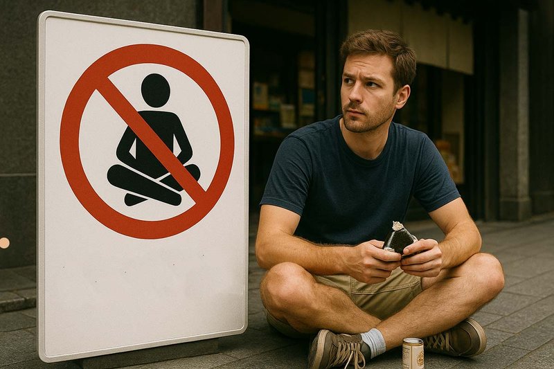 Why You Shouldn't Sit on the Ground in Japan