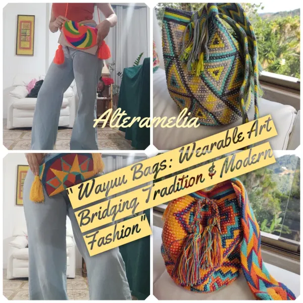 "Wayuu Bags: Wearable Art Bridging Tradition & Modern Fashion"