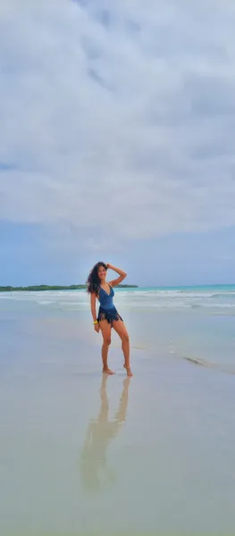 Posando en cayo "Punta Baradero" 🏖️✨