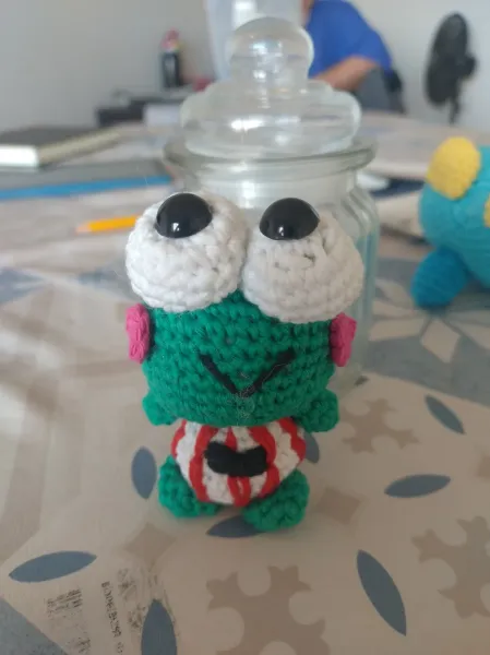 Mis amigurumis de Keroppi y Toxedo San [Es-En]
