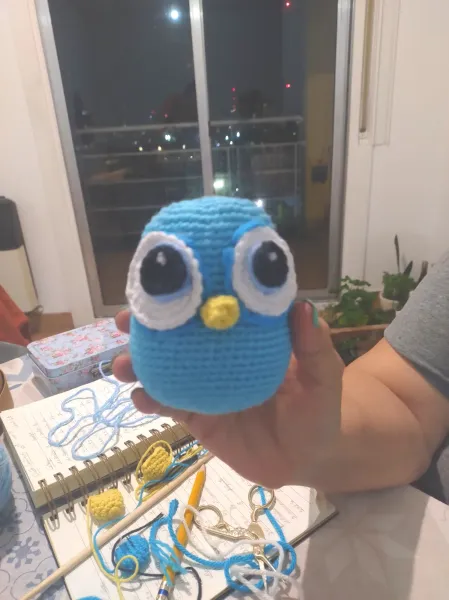 Otro pequeño bebé pajarito crochet - Es/En