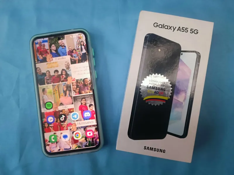 ¿Un compañero? Mi teléfono móvil | Samsung A55 Reseña [ESP-ENG]