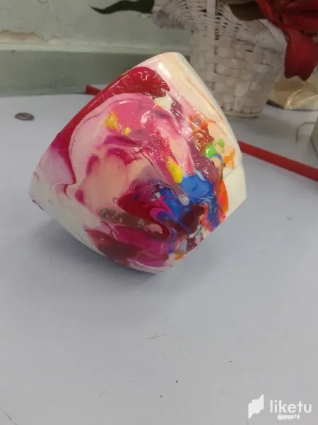 Ebru art technique