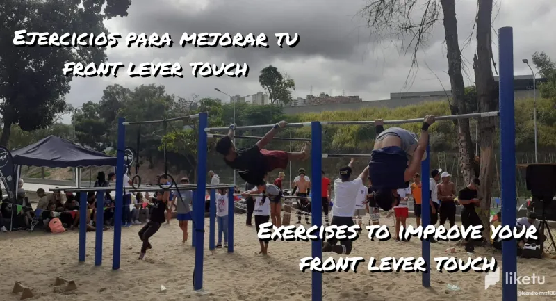 Mejora tu front lever touch| improve your front lever touch [SPA|ENG]