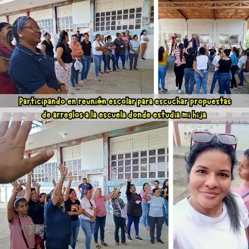 [ENG-ESP] Participating in a school meeting to hear proposals for improvements to the school where my daughter attends.👋📝