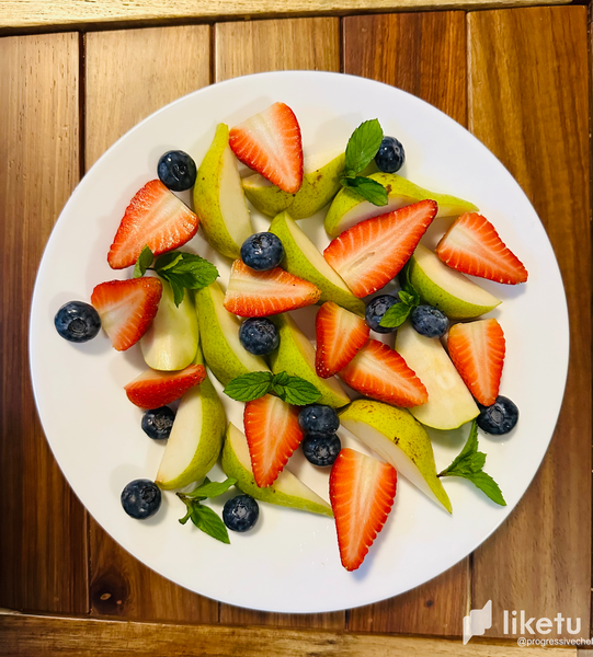 Delicious Fruits Plates of recent Iftaar at our place!