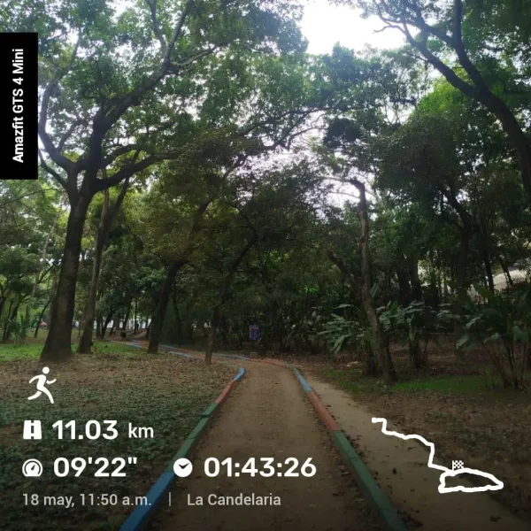 11k La candelaria - Los Caobos 🏃🏻‍♀🔥