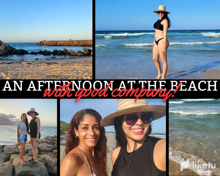 ¡Una tarde de playa y buena compañía! 🌊 [ESP/ENG]