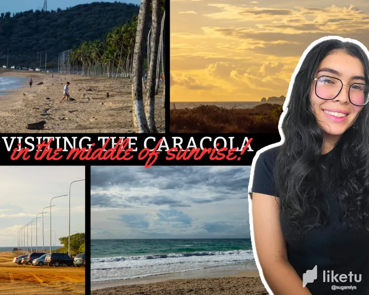 ¡Visitando la Caracola en pleno amanecer! 🌅🌊🌴 [ESP/ENG]