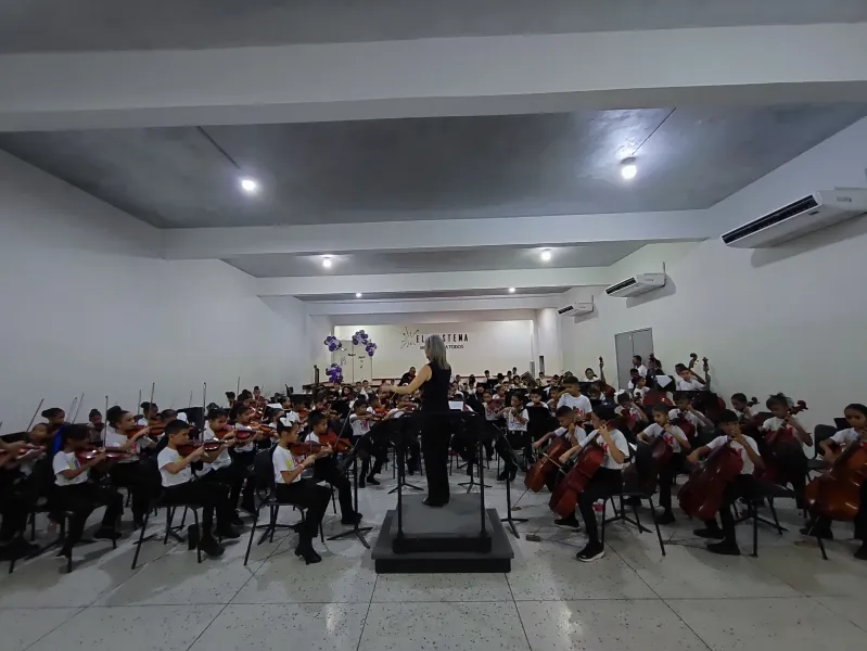Primer concierto de la orquesta preinfantil de Yaracuy|First concert of the Yaracuy pre-children's orchestra  