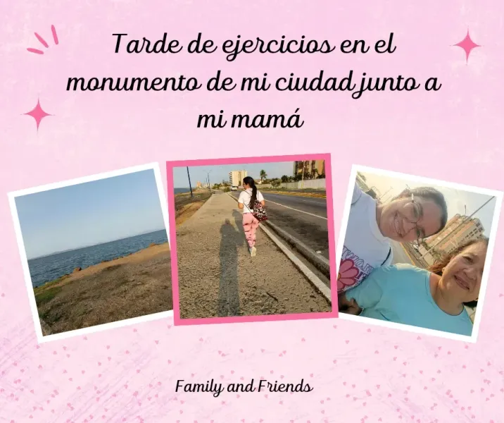 [Esp/ENG] Tarde de ejercicios en el monumento de mi ciudad junto a mi mamá | Afternoon of exercises at the monument in my city with my mother