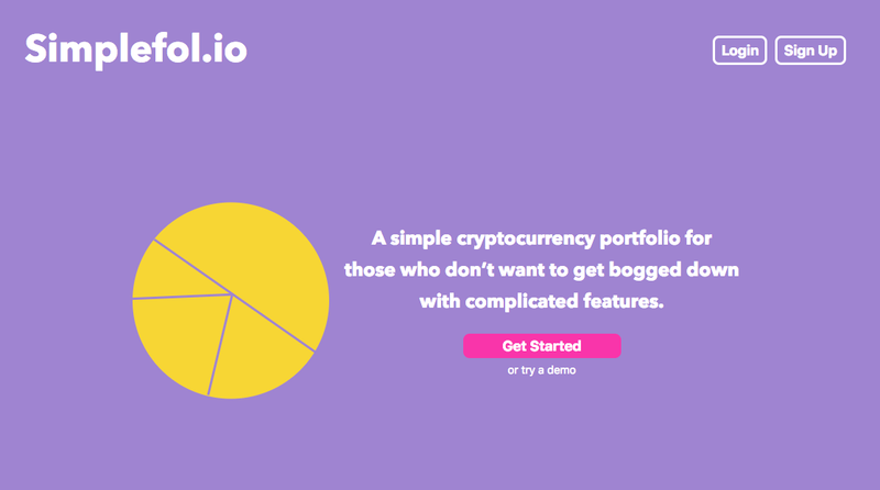 Simplefol.io: A Simple Cryptocurrency Portfolio App