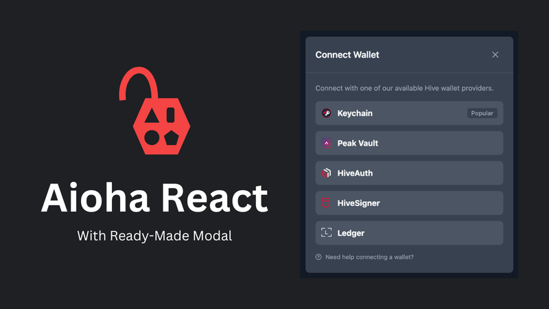 Aioha React Libraries