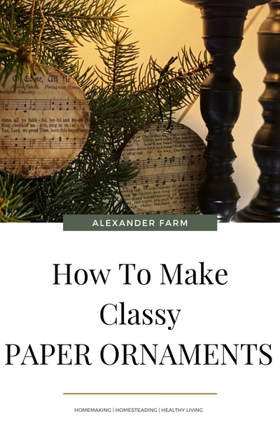 How to Make Classy Paper Ornaments | Traditional Homemade Christmas Decor | Day 4